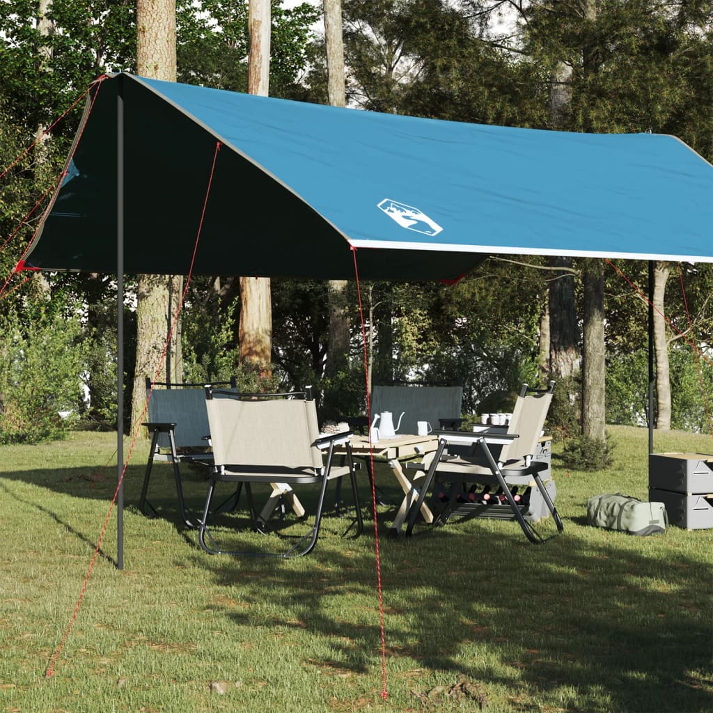 vidaXL Camping Tarp Blue 460x305x210 cm Waterproof