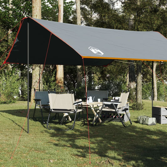 vidaXL Camping Tarp Orange 460x305x210 cm Waterproof