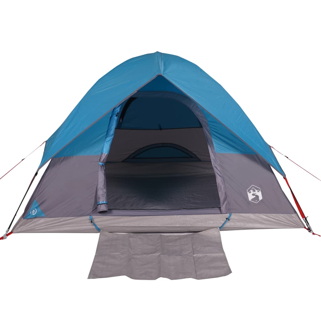 vidaXL Camping Tent Dome 2-Person Blue Waterproof