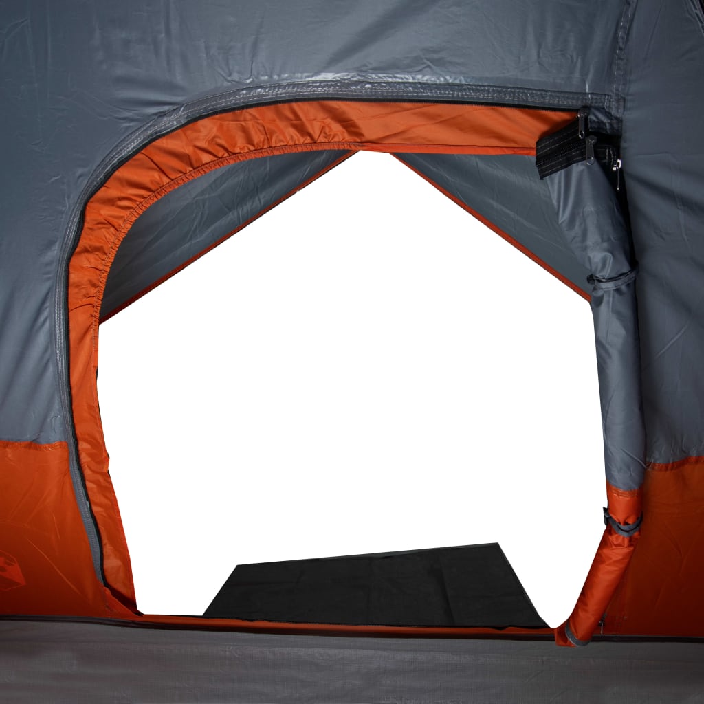 vidaXL Camping Tent Dome 2-Person Orange Waterproof