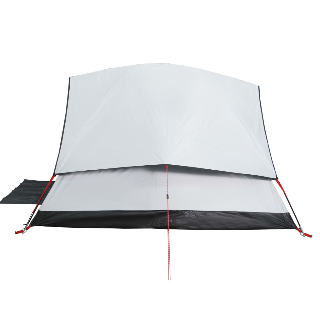 vidaXL Camping Tent Dome 2-Person White Blackout Fabric Waterproof