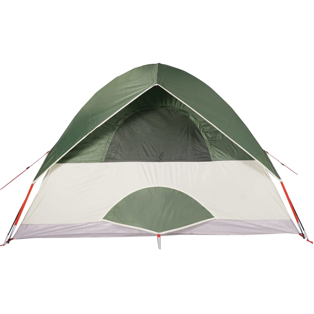 vidaXL Camping Tent Dome 3-Person Green Waterproof