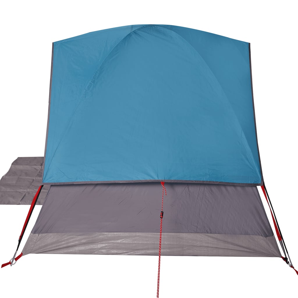 vidaXL Camping Tent Dome 3-Person Blue Waterproof