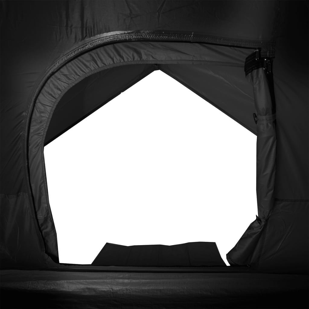 vidaXL Camping Tent Dome 3-Person White Blackout Fabric Waterproof