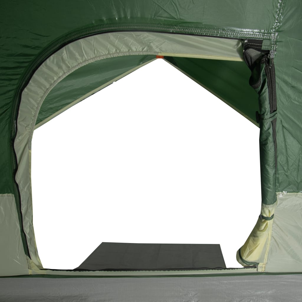 vidaXL Camping Tent Dome 4-Person Green Waterproof