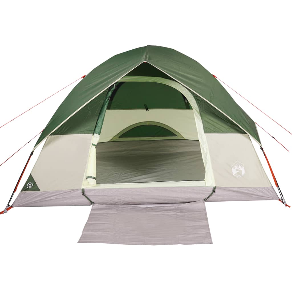 vidaXL Family Tent Dome 6-Person Green Waterproof