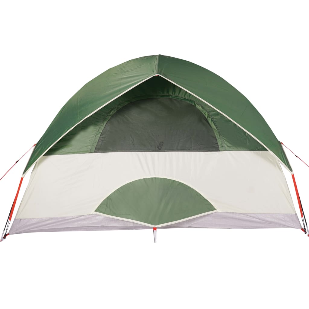 vidaXL Family Tent Dome 6-Person Green Waterproof