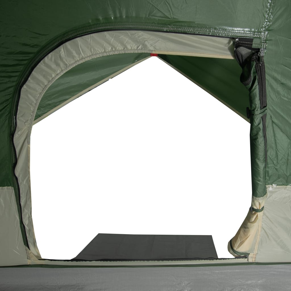 vidaXL Family Tent Dome 6-Person Green Waterproof