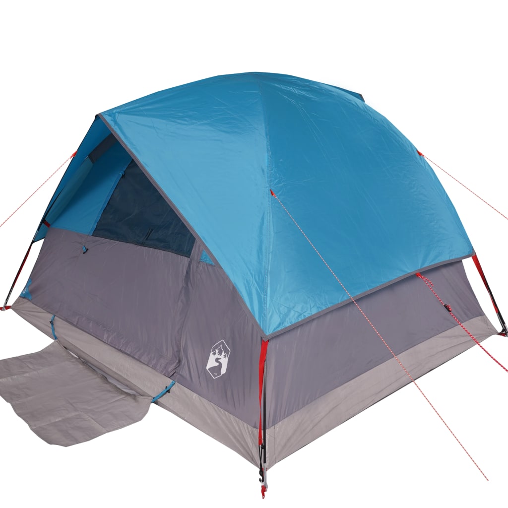 vidaXL Family Tent Dome 6-Person Blue Waterproof