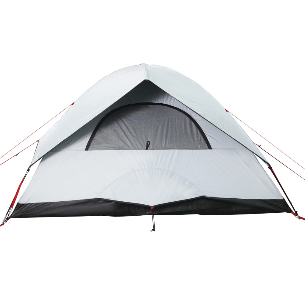 vidaXL Family Tent Dome 6-Person White Blackout Fabric Waterproof