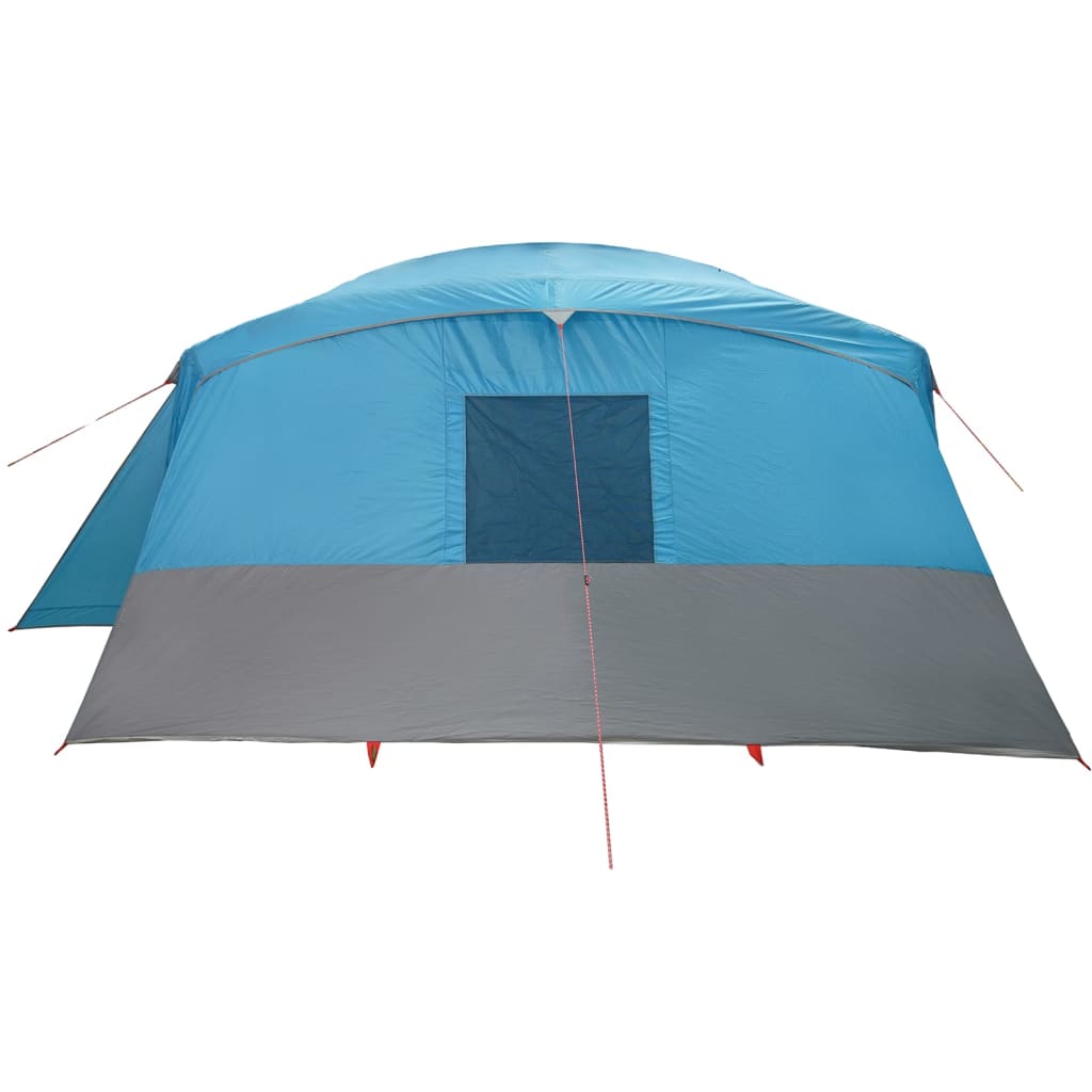 vidaXL Family Tent Tunnel 16-Person Blue Waterproof