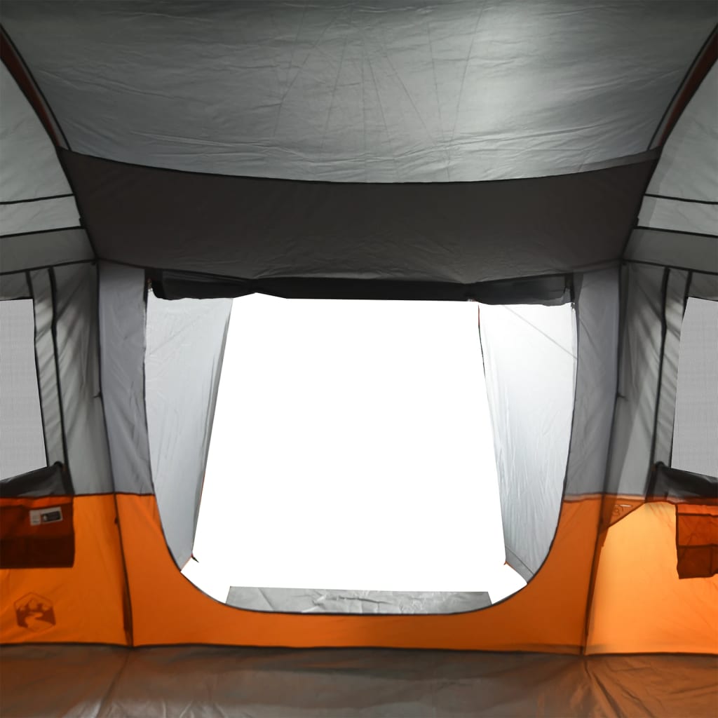 vidaXL Family Tent Tunnel 16-Person Grey Waterproof