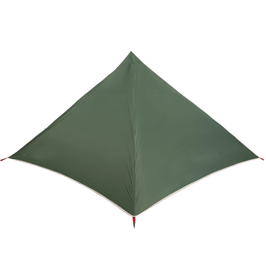 vidaXL Family Tent Tipi 7-Person Green Waterproof