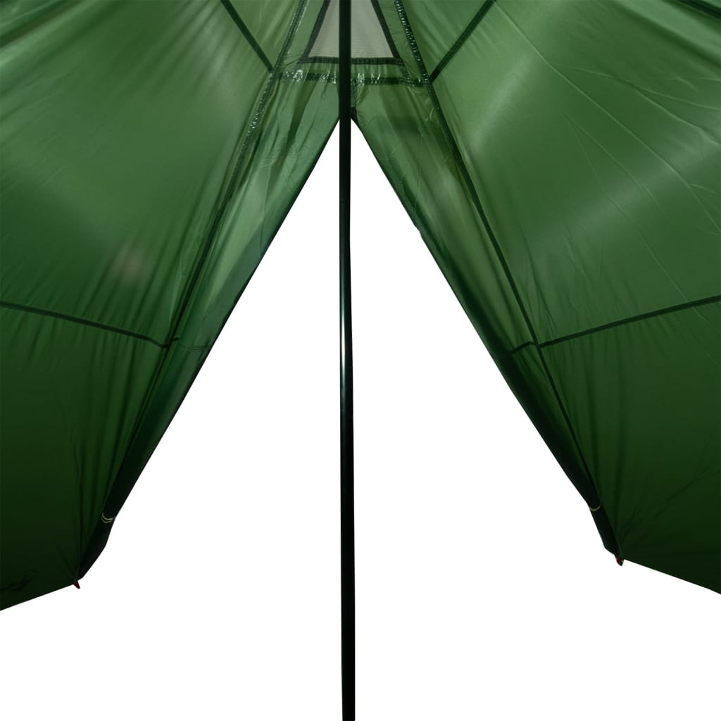 vidaXL Family Tent Tipi 7-Person Green Waterproof