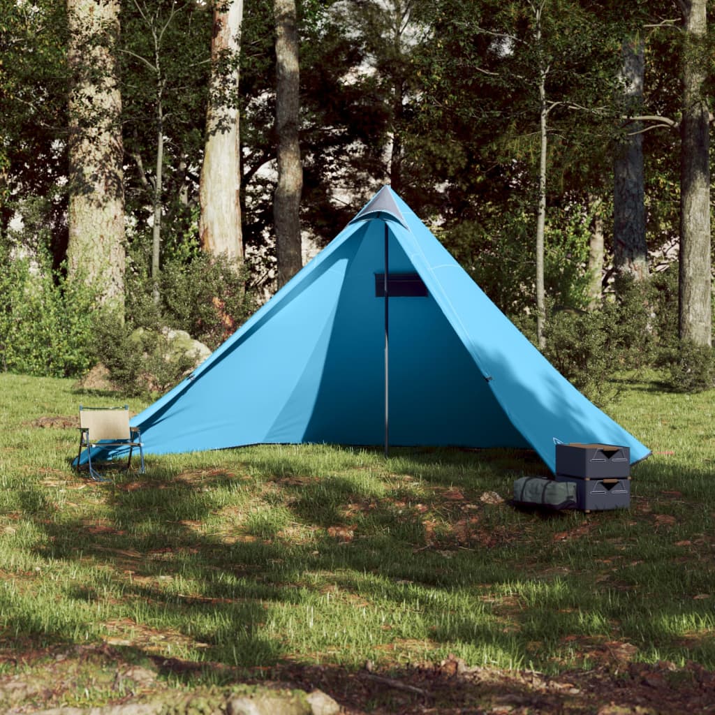 vidaXL Family Tent Tipi 7-Person Blue Waterproof