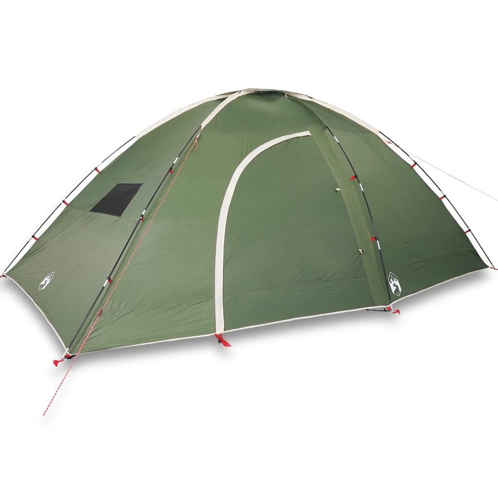 vidaXL Camping Tent 8-Person Green Waterproof