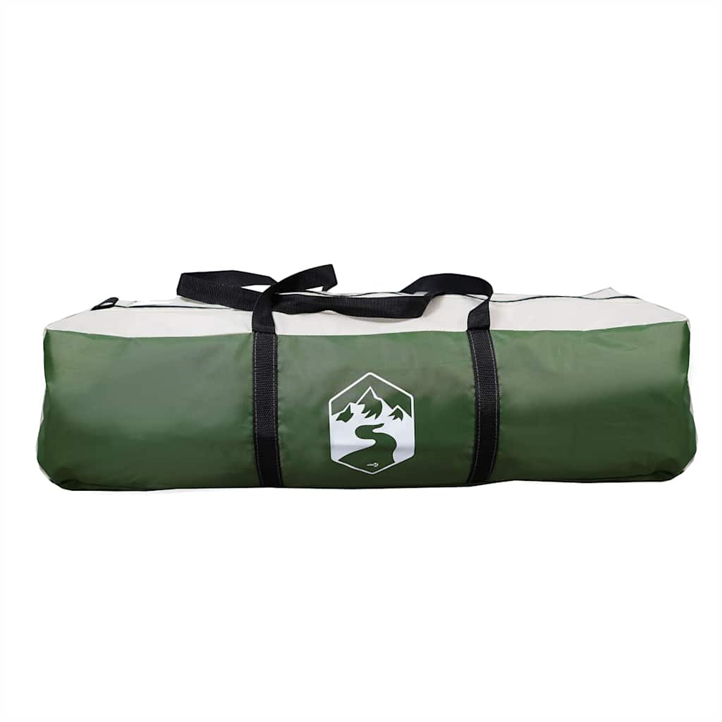 Camping Tent 8-Person Green Waterproof