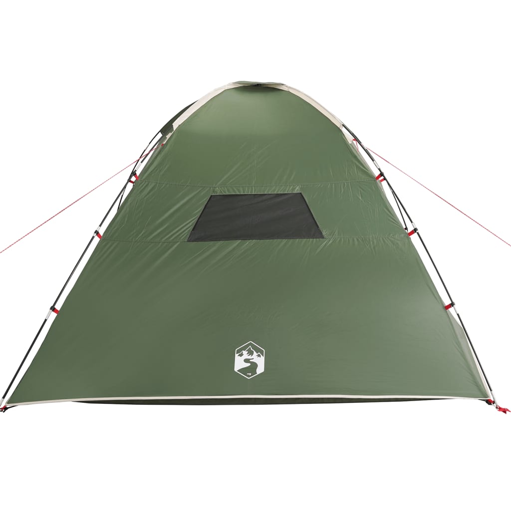 vidaXL Camping Tent 8-Person Green Waterproof