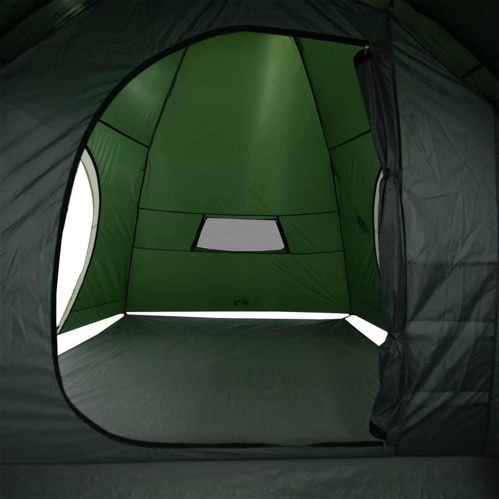 vidaXL Camping Tent 8-Person Green Waterproof