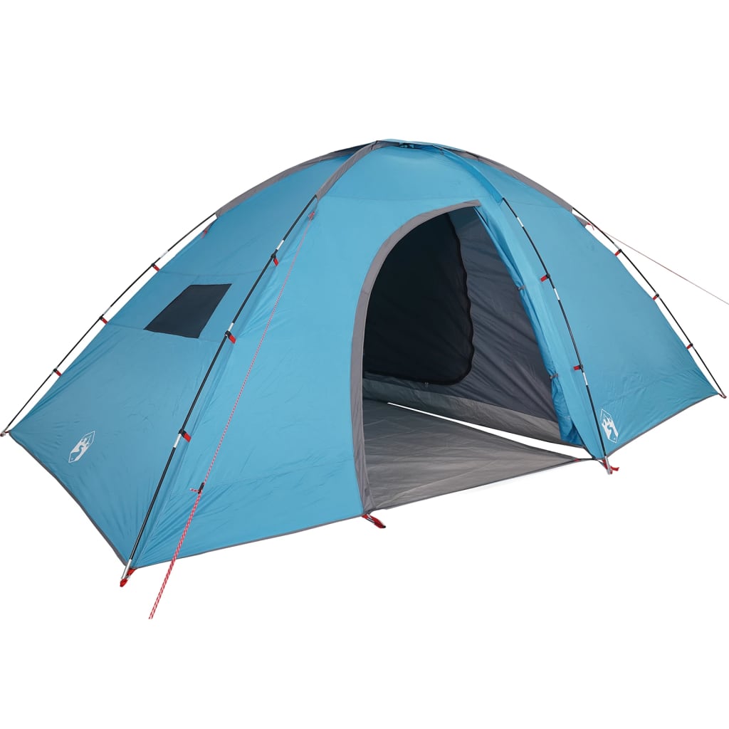 vidaXL Camping Tent 8-Person Blue Waterproof