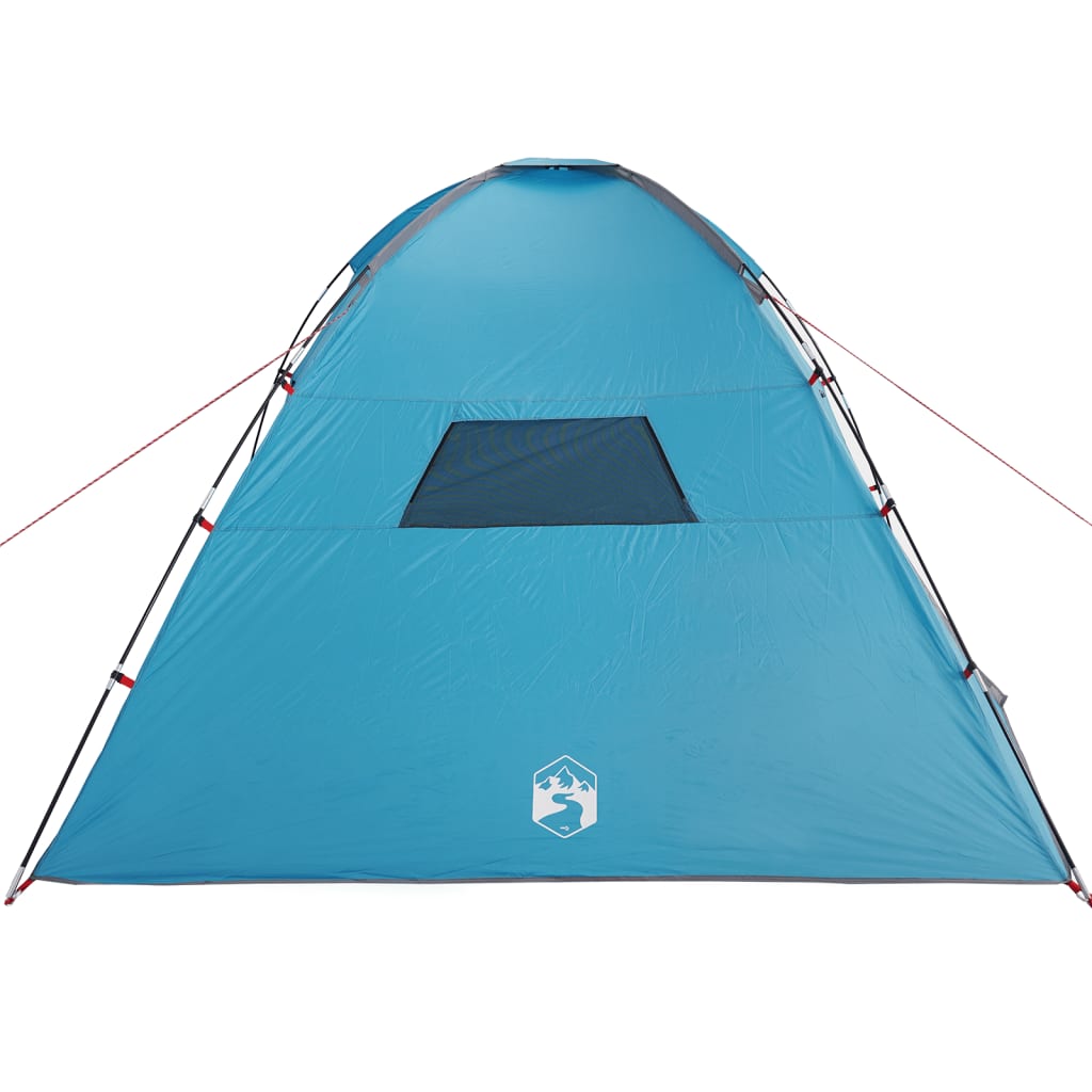 vidaXL Camping Tent 8-Person Blue Waterproof