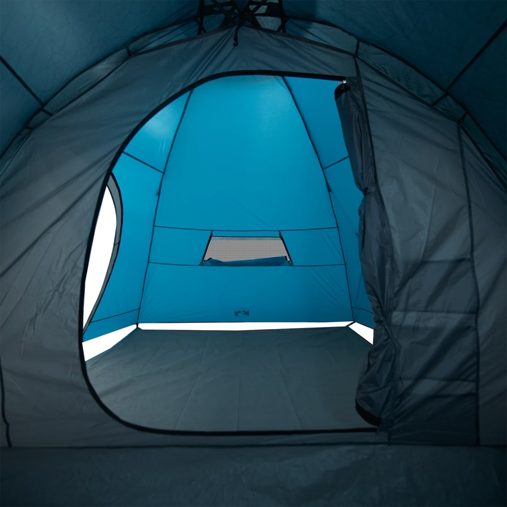 vidaXL Camping Tent 8-Person Blue Waterproof