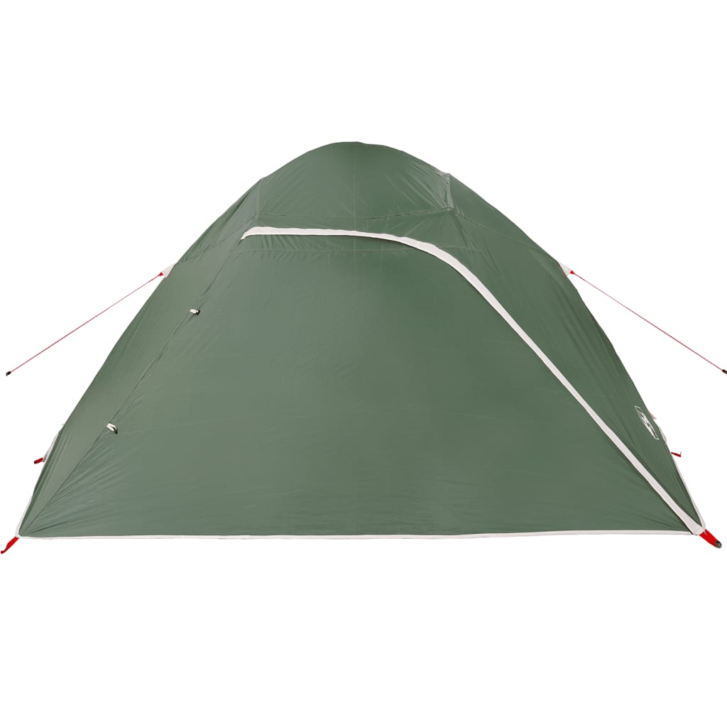 vidaXL Camping Tent Dome 4-Person Green Waterproof