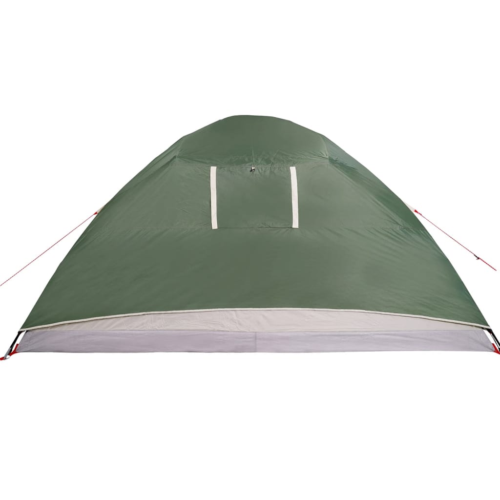 vidaXL Camping Tent Dome 4-Person Green Waterproof