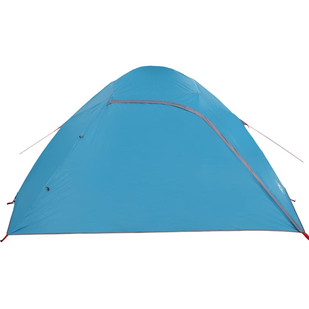 vidaXL Camping Tent Dome 4-Person Blue Waterproof