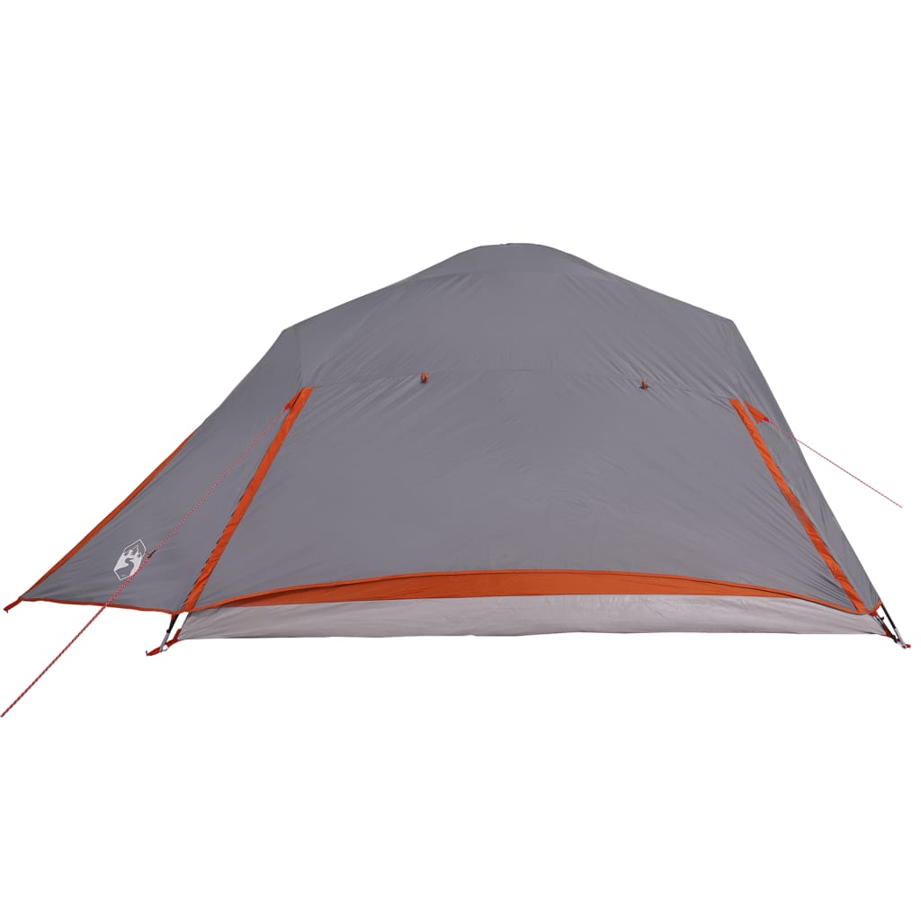 vidaXL Camping Tent Dome 4-Person Grey Waterproof