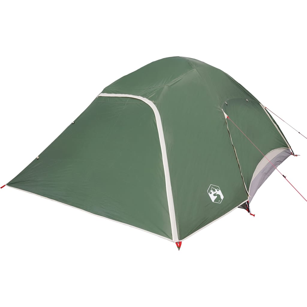 vidaXL Family Tent Dome 6-Person Green Waterproof