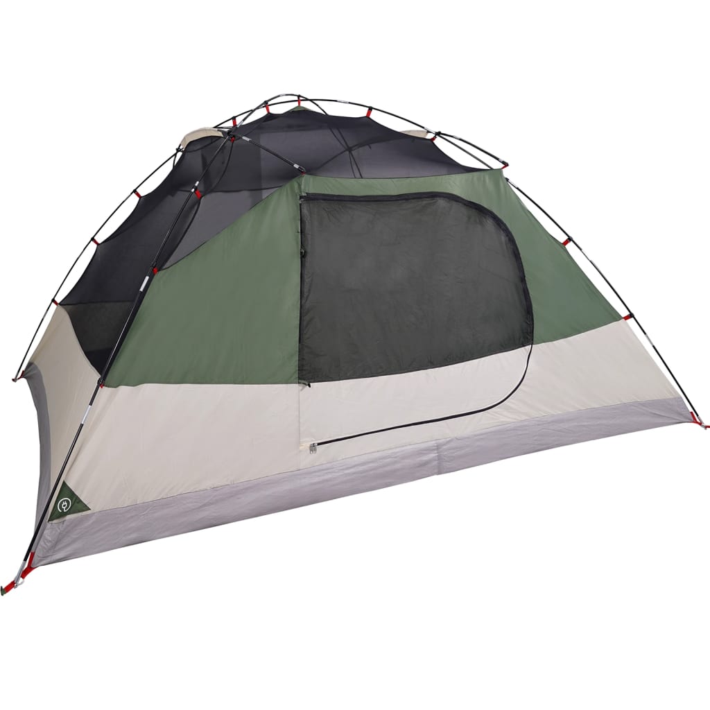 vidaXL Family Tent Dome 6-Person Green Waterproof