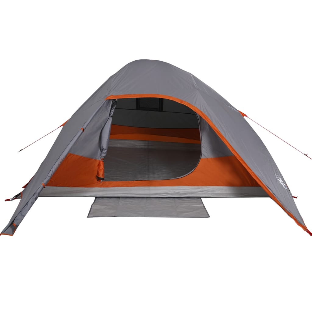 vidaXL Family Tent Dome 6-Person Grey Waterproof