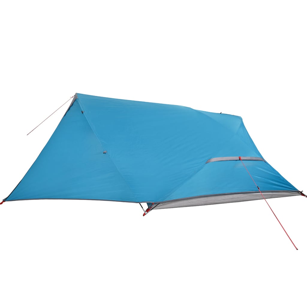 vidaXL Camping Tent Dome 4-Person Blue Waterproof