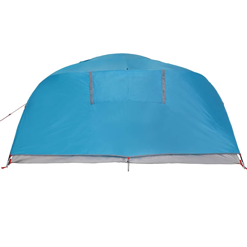 vidaXL Camping Tent Dome 4-Person Blue Waterproof