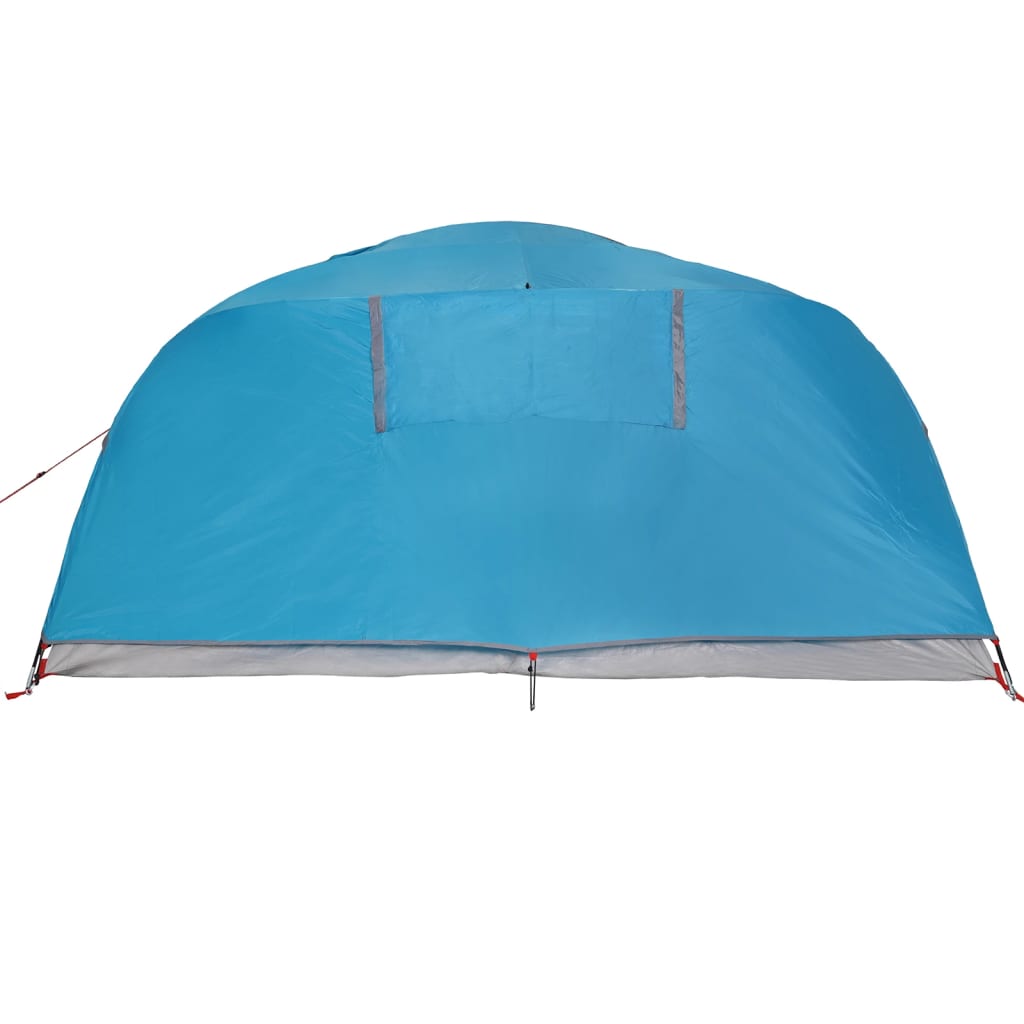 vidaXL Camping Tent Dome 4-Person Blue Waterproof