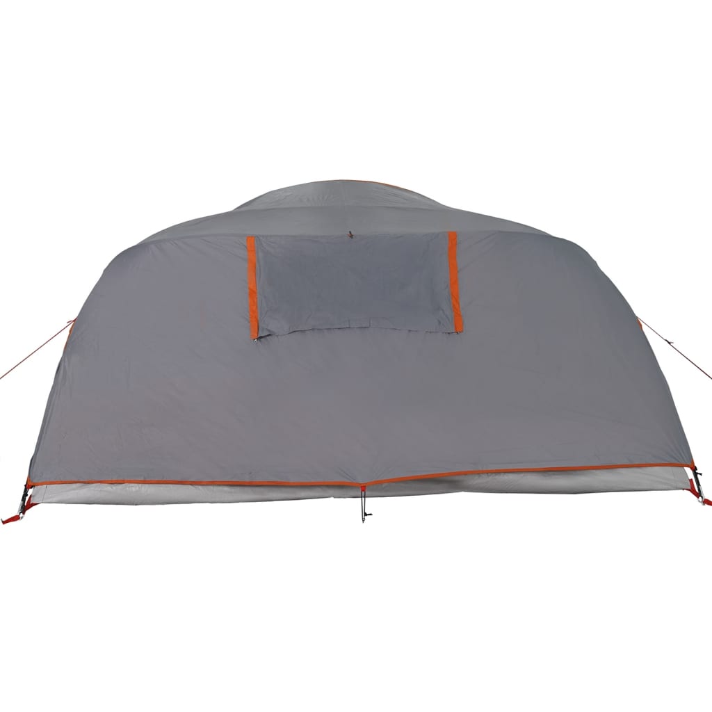 vidaXL Camping Tent Dome 4-Person Orange Waterproof