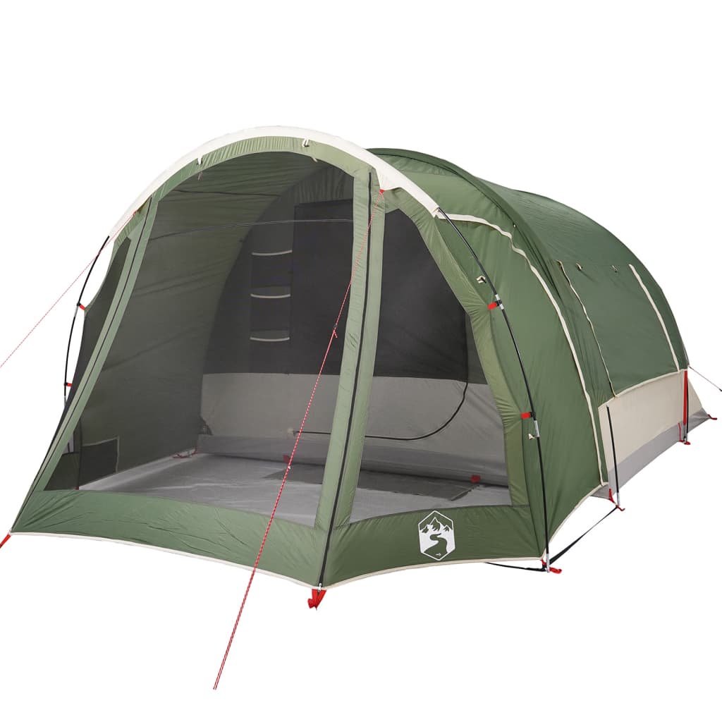 vidaXL Family Tent 6-Person Green Waterproof