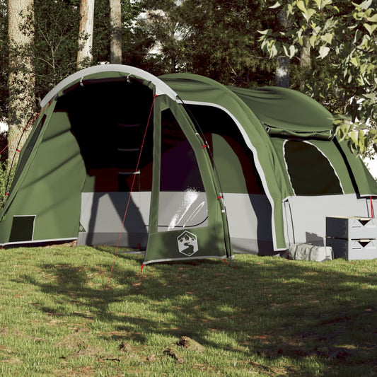 vidaXL Family Tent 6-Person Green Waterproof