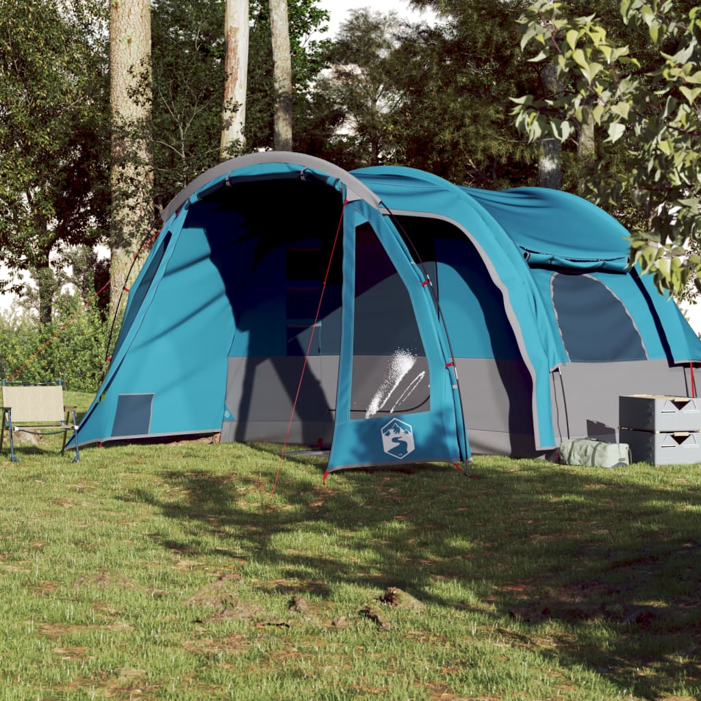 vidaXL Family Tent 6-Person Blue Waterproof