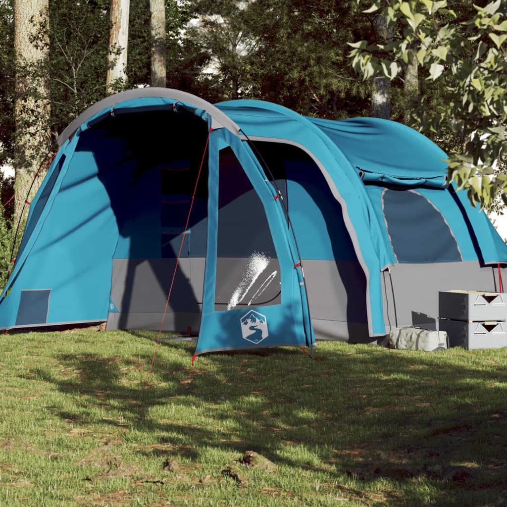 vidaXL Family Tent 6-Person Blue Waterproof