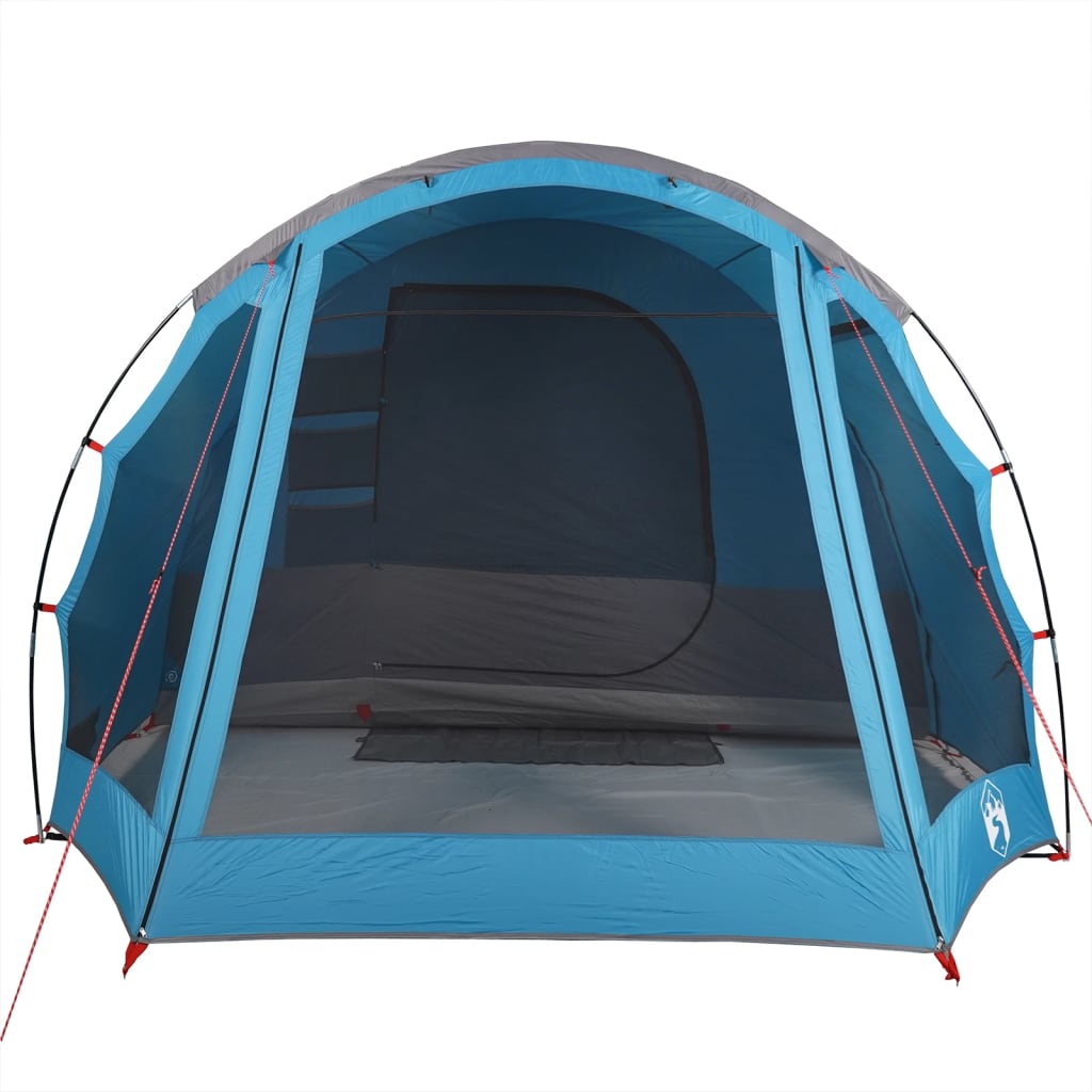 vidaXL Family Tent Tunnel 8-Person Blue Waterproof