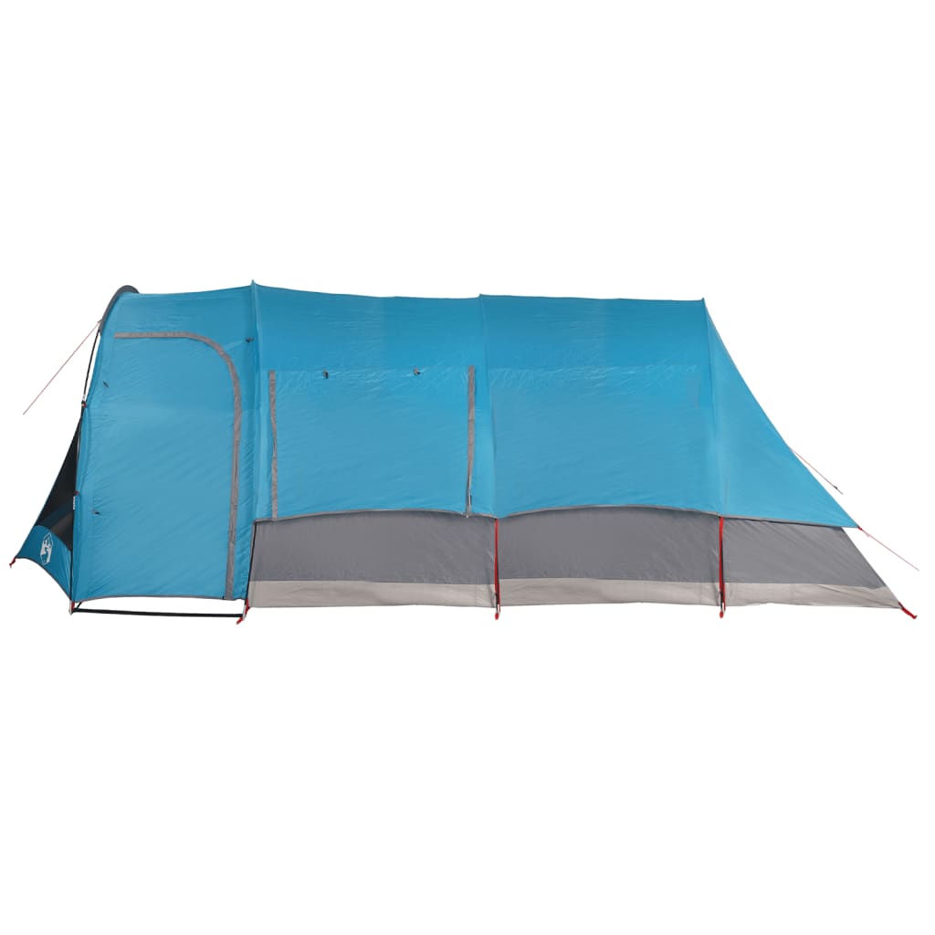 vidaXL Family Tent Tunnel 8-Person Blue Waterproof