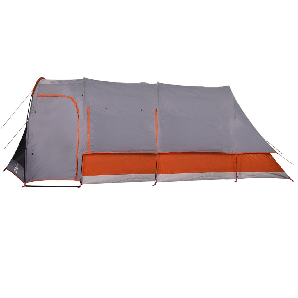 vidaXL Family Tent Tunnel 8-Person Grey Waterproof
