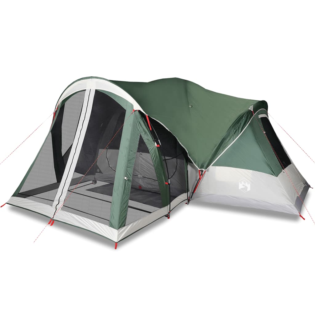 vidaXL Family Tent Tipi 8-Person Green Waterproof