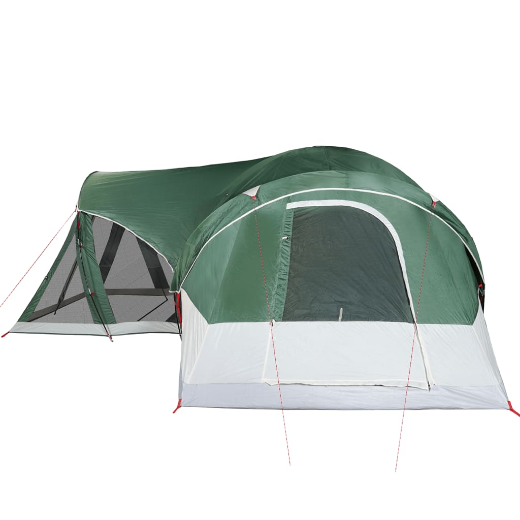 vidaXL Family Tent Tipi 8-Person Green Waterproof