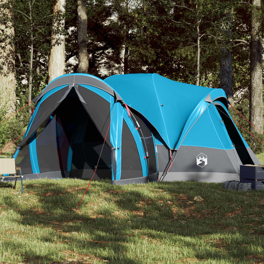 vidaXL Family Tent Tipi 8-Person Blue Waterproof