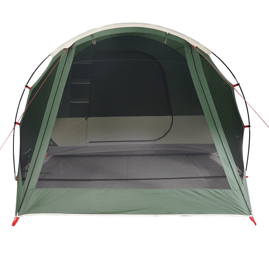 vidaXL Camping Tent Tunnel 4-Person Green Waterproof