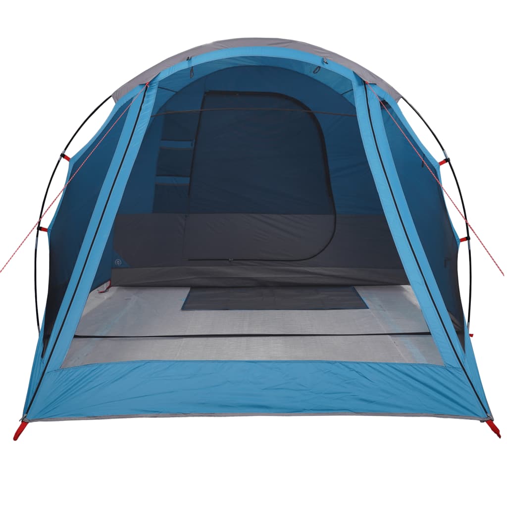 vidaXL Camping Tent Tunnel 4-Person Blue Waterproof