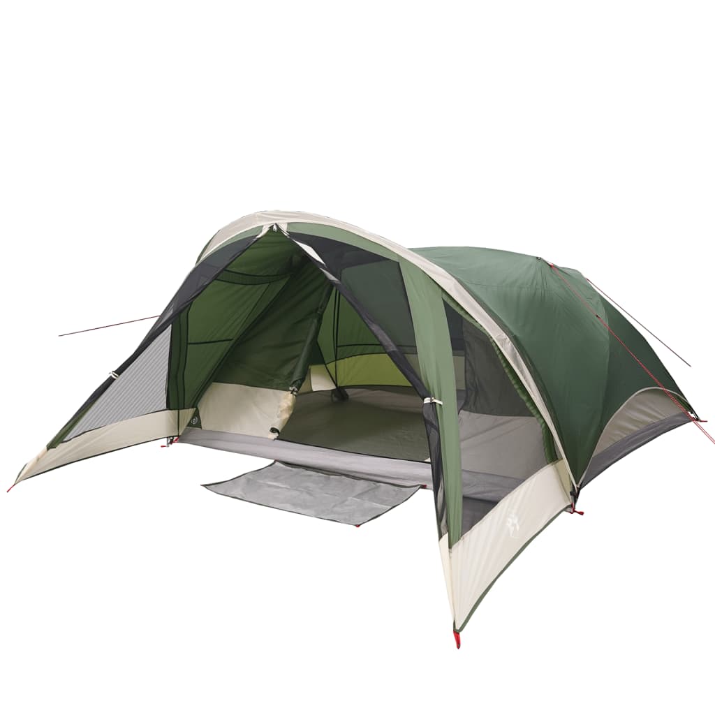 vidaXL Family Tent Cabin 6-Person Green Waterproof